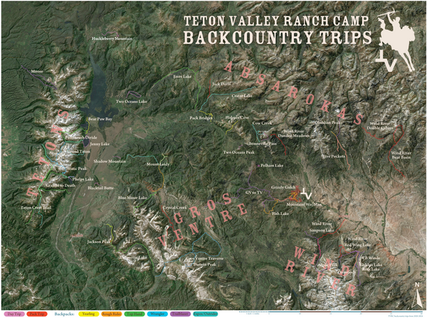 Backcountry Trips Map